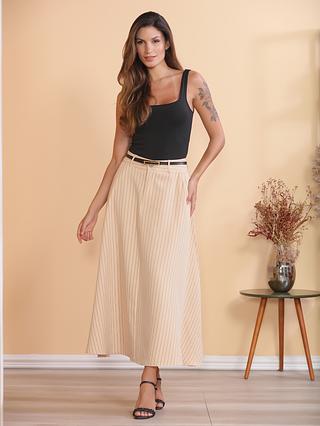 saia com fenda na frente